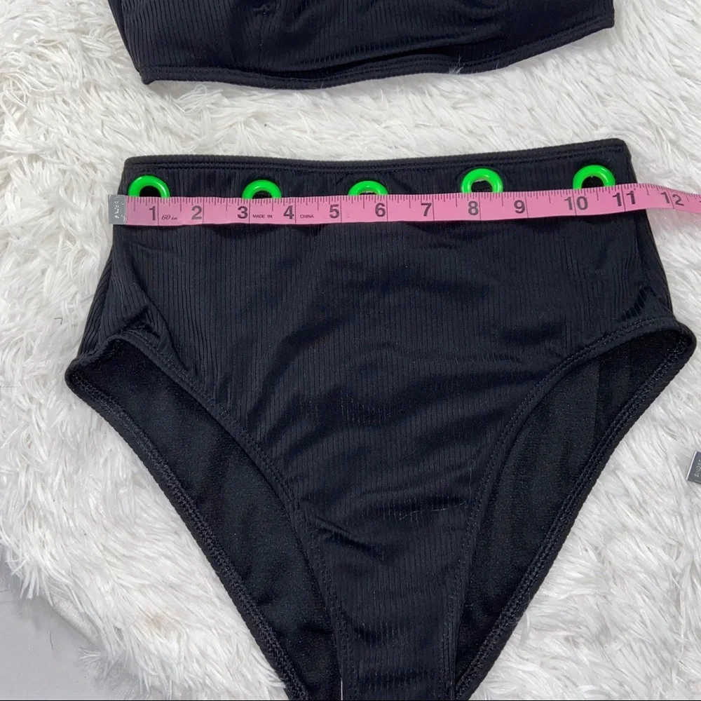 ✨ No Boundaries High Waisted Bikini Set – Edgy & Trendy! ✨